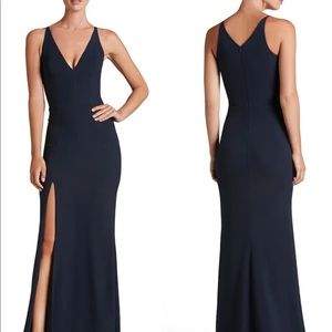 Iris Crepe Trumpet Gown